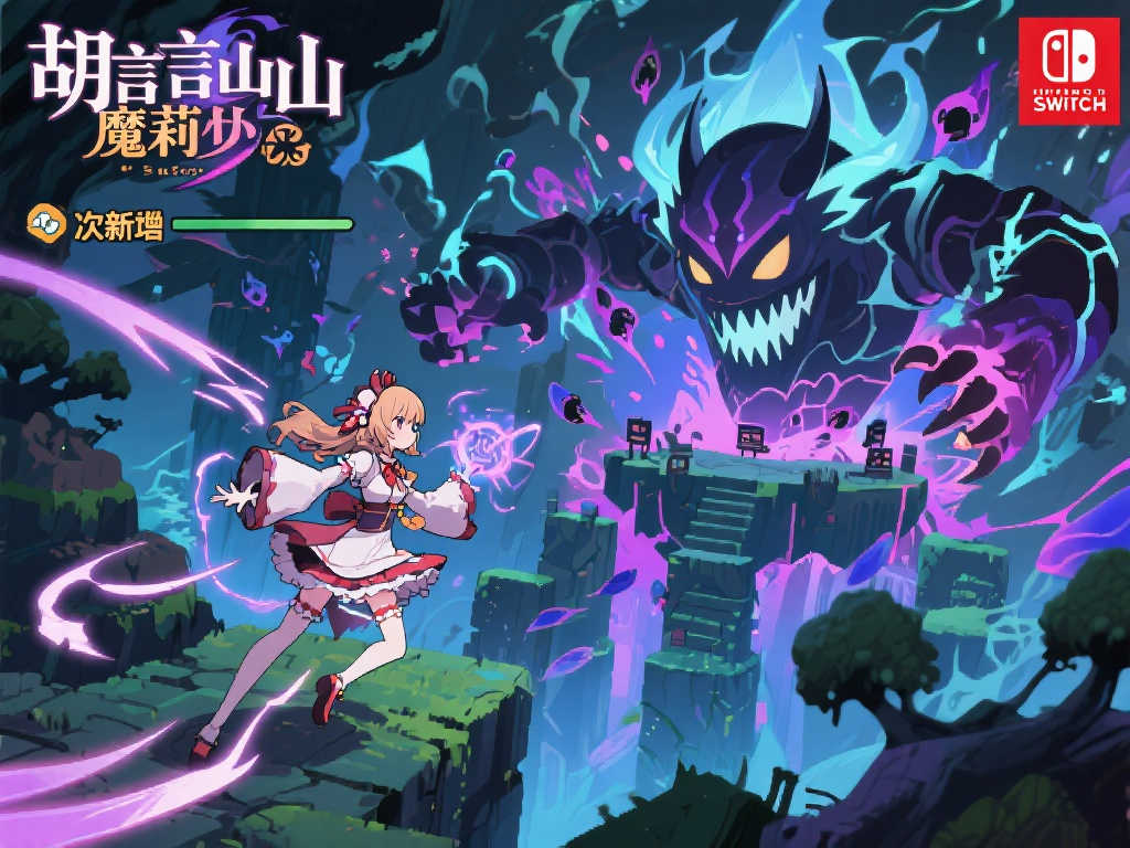 《胡言山魔理沙》Switch 版定档9月19日震撼登场
