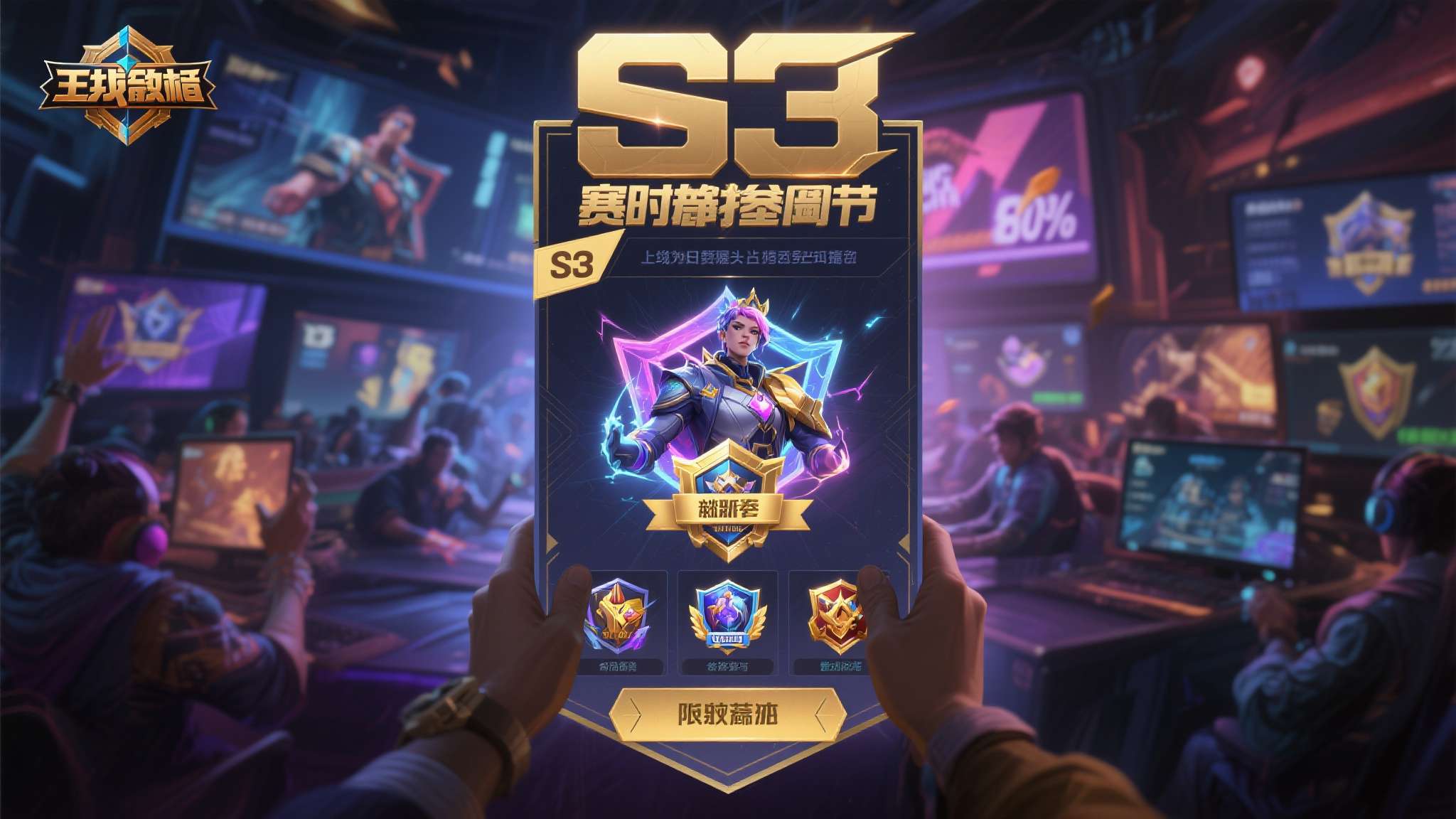 S3赛季同步推出了专属赛季通行证，涵盖独家皮肤、称号、动态特效等丰富奖励内容。限